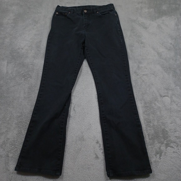 Lauren Ralph Lauren Denim - Lauren Ralph Lauren Jeans Womens 4 Black Denim Casual Preppy Pockets
